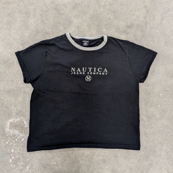 100% Cotton Nautica Jeans Company Baby Tee - Picture 1 of 7